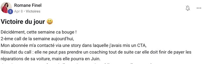 Témoignage client